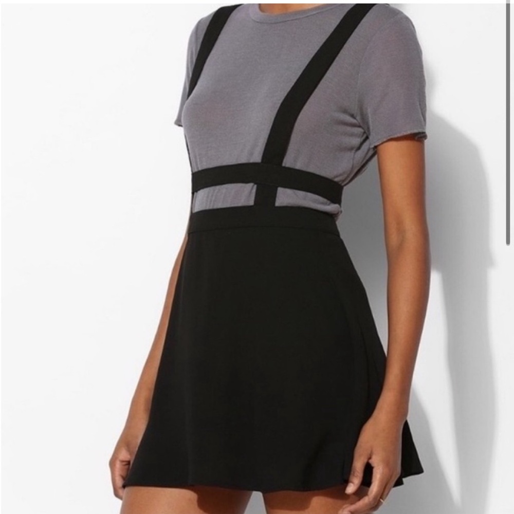 Urban Outfitters - Sparkle & Fade - Black Skirt Cage Suspender